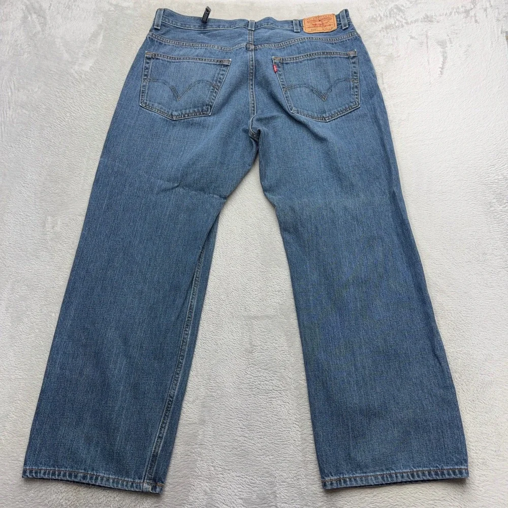 Vintage Levis Jeans Y2k Mens 38x30 Blue 559 Relaxed Straight Leg Denim Pants